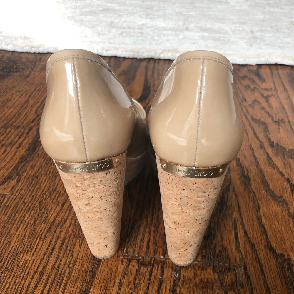 Authentic Jimmy Choo Cork Wedges - Picture 4 of 4